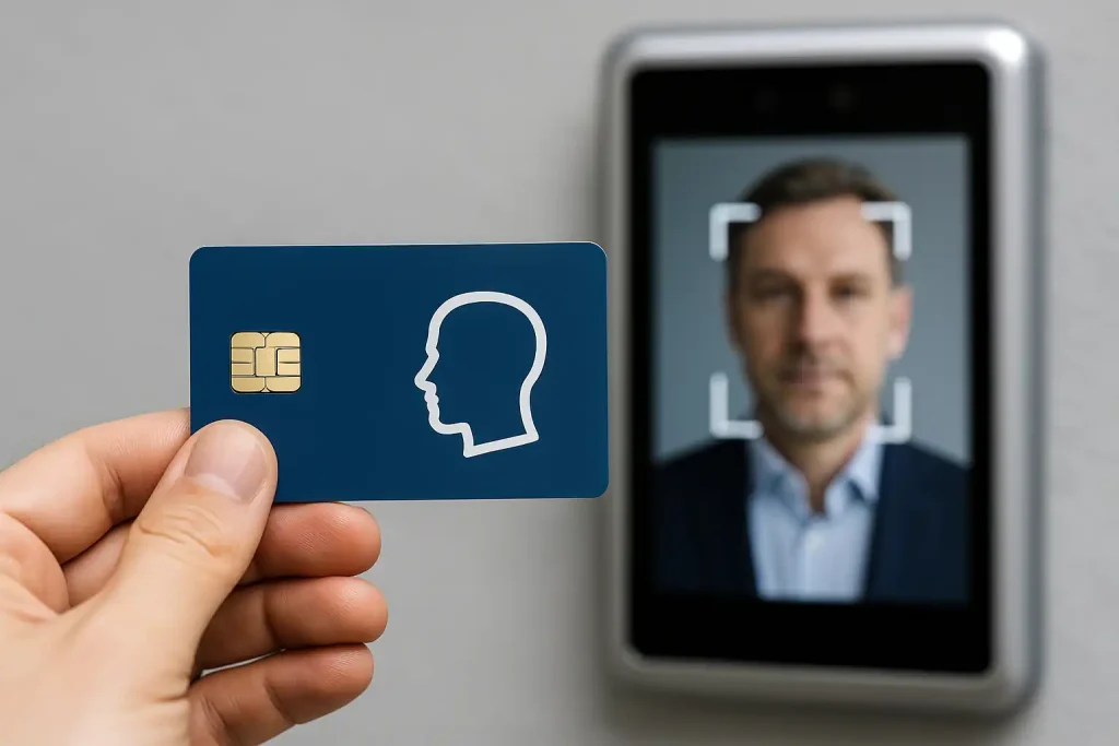 intelligente Karten mit Gesichtserkennung